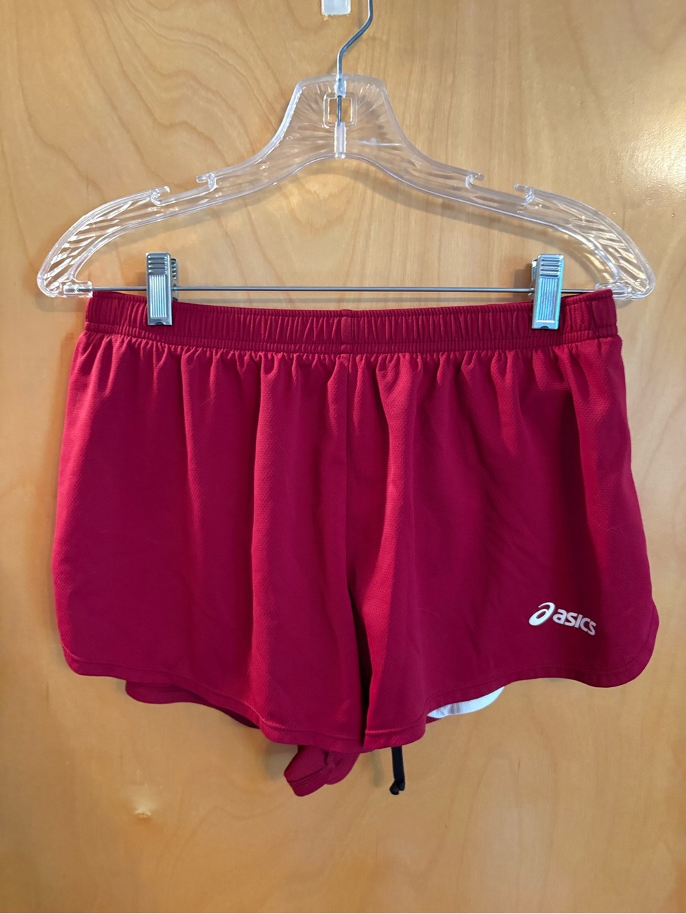 ASICS Men's Red Running Shorts
